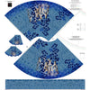 Dutch 'Bleu Elegance' skirt panel *pattern included*