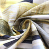 Kokka Japan "Keshiki" cotton viera - lemon/taupe