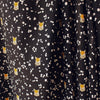 Kokka Japan "Echino Fox" cotton lawn - black