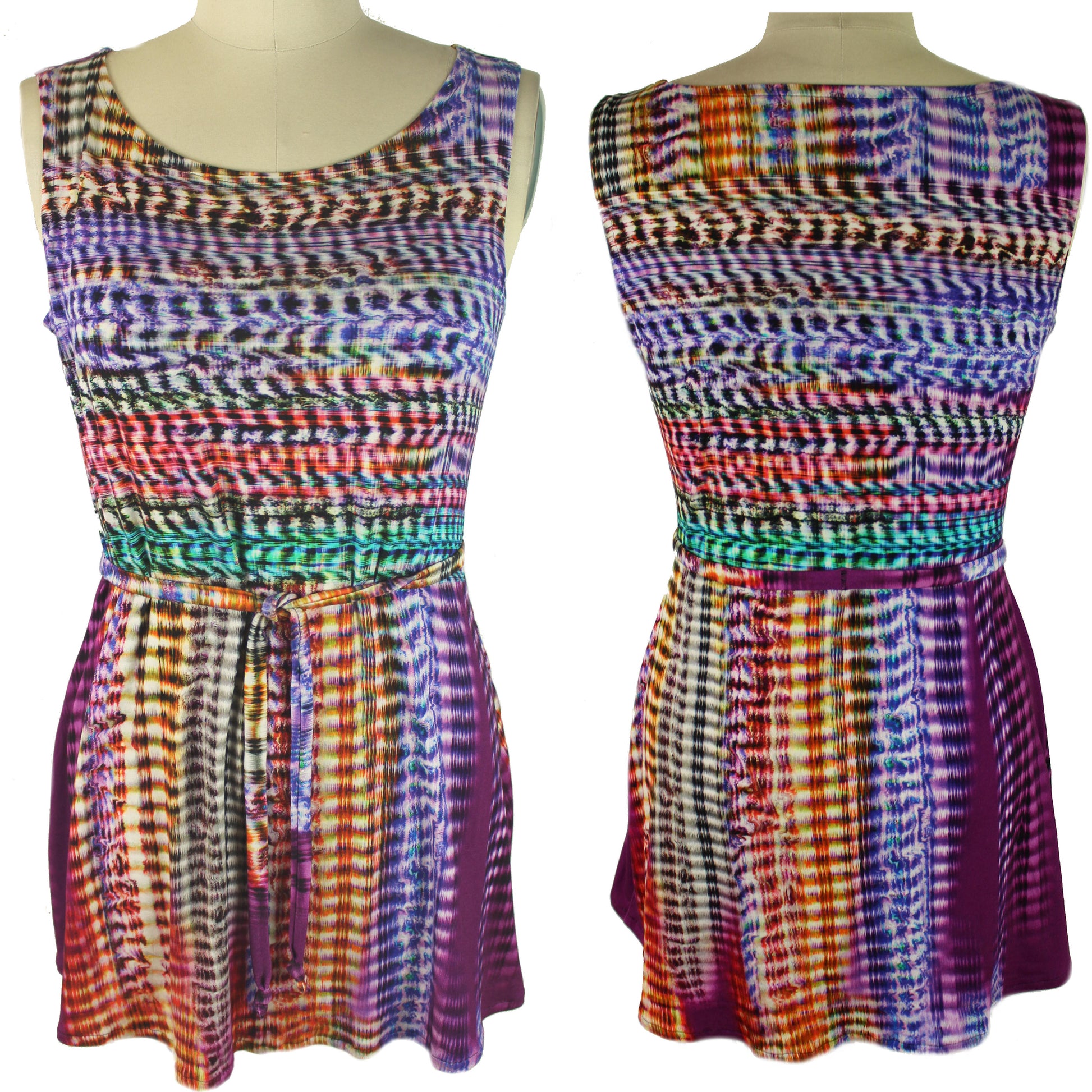 Italian 'techno-texture' panel viscose/spandex knit