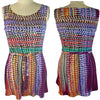 Italian 'techno-texture' panel viscose/spandex knit 1 panel