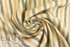 vertical stripe linen woven - parsnip/umber/nougat 1.5 yd