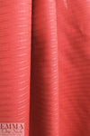 ribbon stripe linen woven - fiesta red 1.5 yds