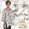 100% linen digital print - Miro' deconstructed .95 yds