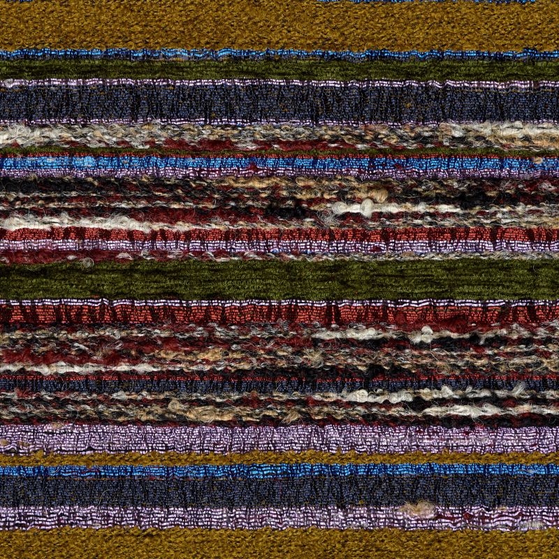 exquisite 'festive stripe' wool/alpaca/Lurex blend suiting