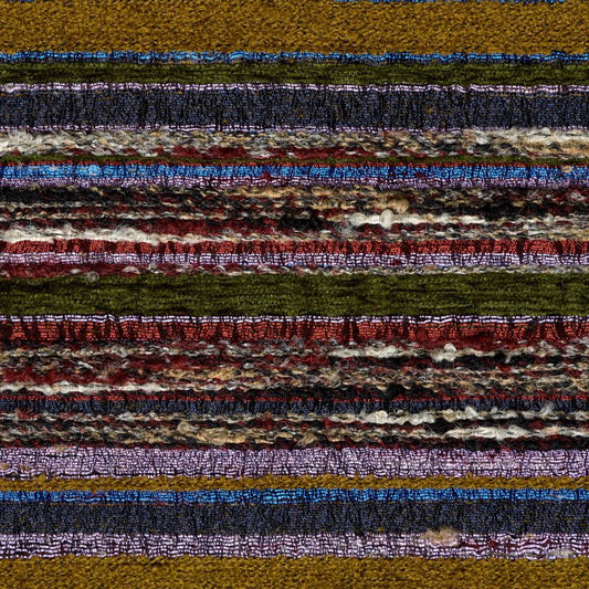 exquisite 'festive stripe' wool/alpaca/Lurex blend suiting