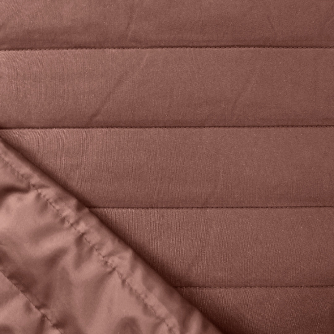 MTM water-repellent quilted jacketwear, Oeko-Tex - old rose 1.625 yd