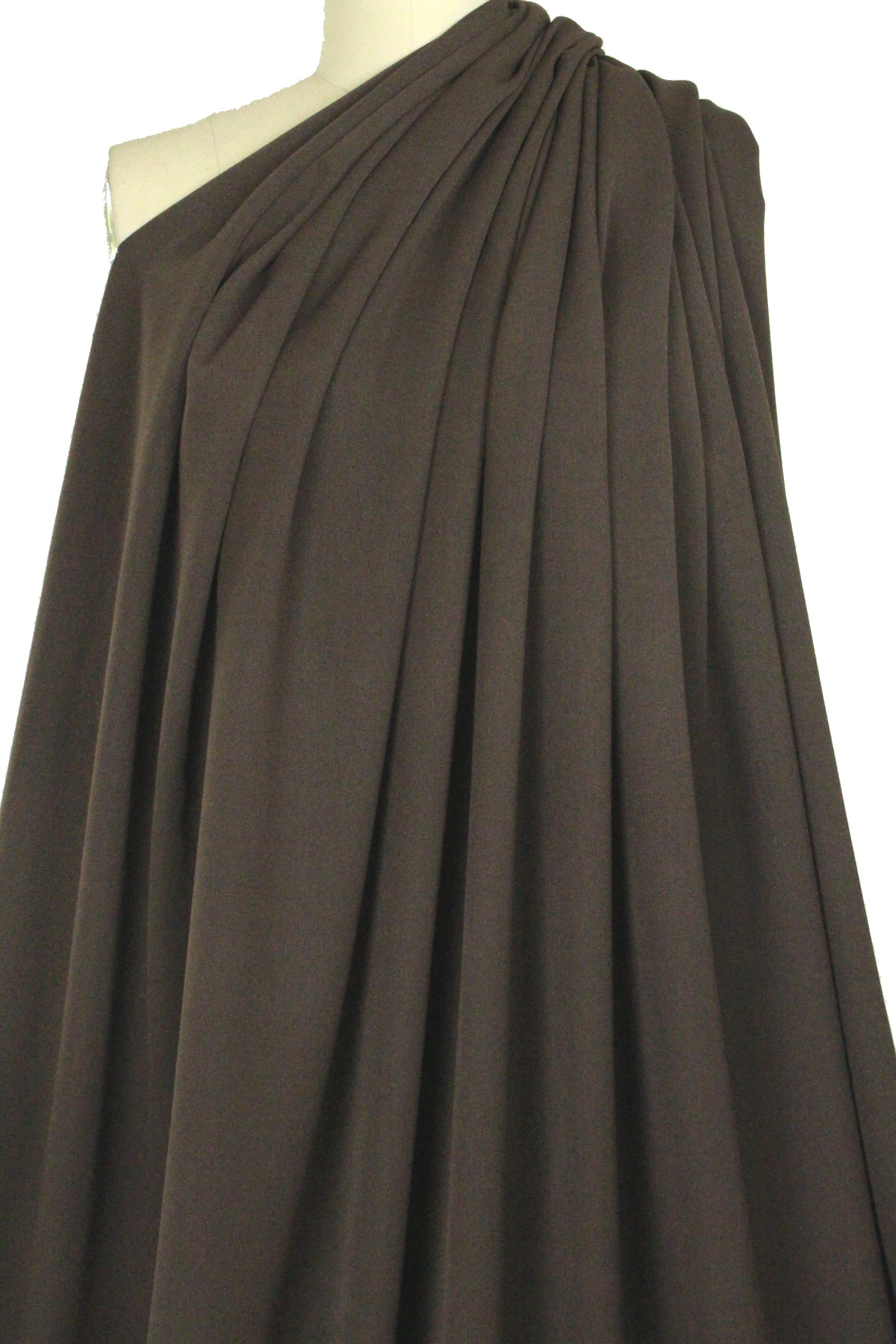 RPL bottomweight stretch woven - chocolate 2.125 yds