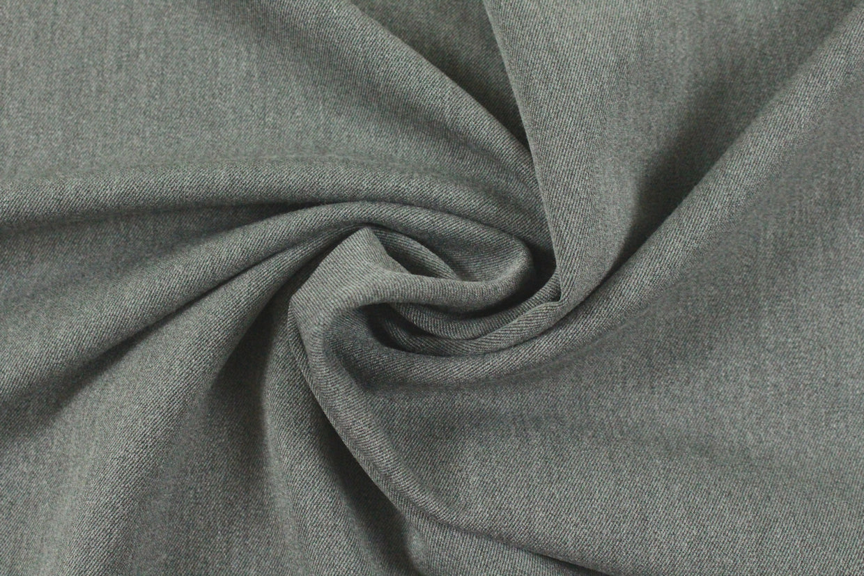 RPL bottomweight stretch gabardine - charcoal 1.875 yd
