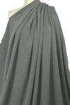 RPL bottomweight stretch gabardine - charcoal 1.875 yd
