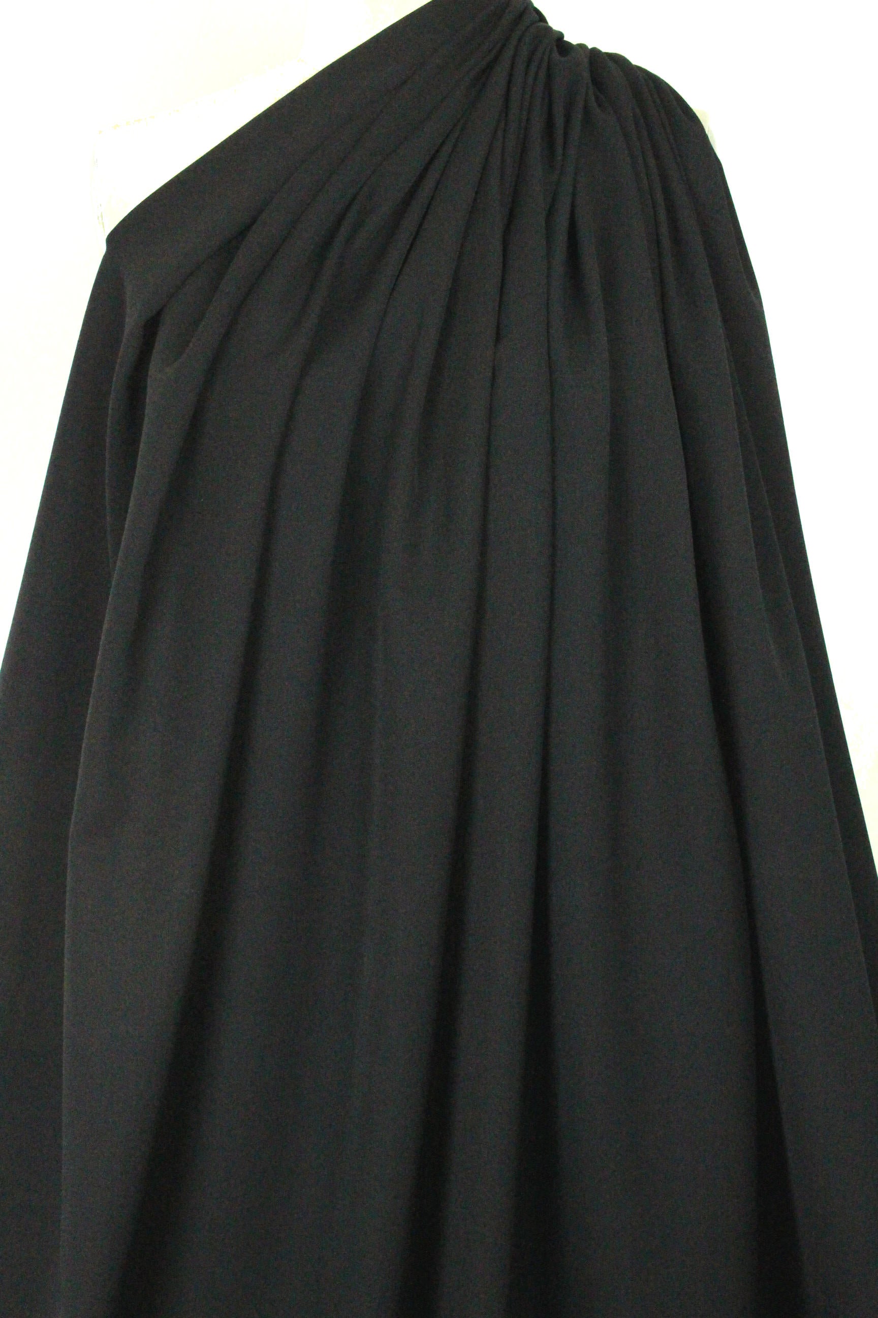 RPL bottomweight stretch woven - black .75 yds