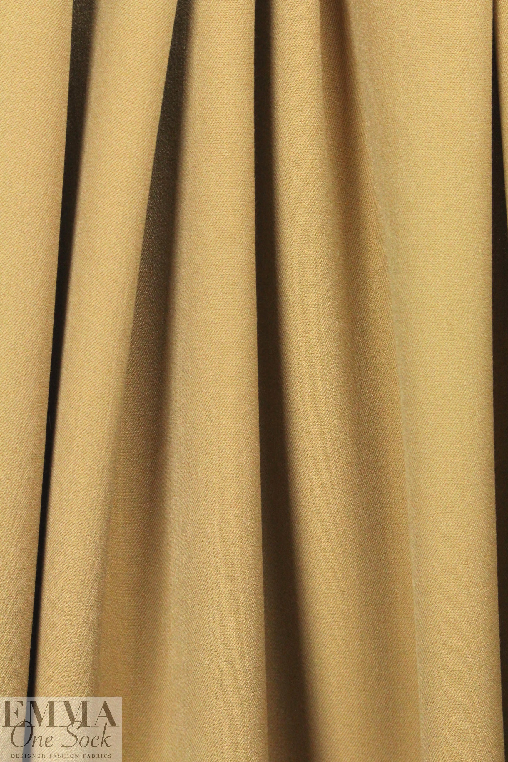 RPL bottomweight stretch gabardine - camel 1.375 yds