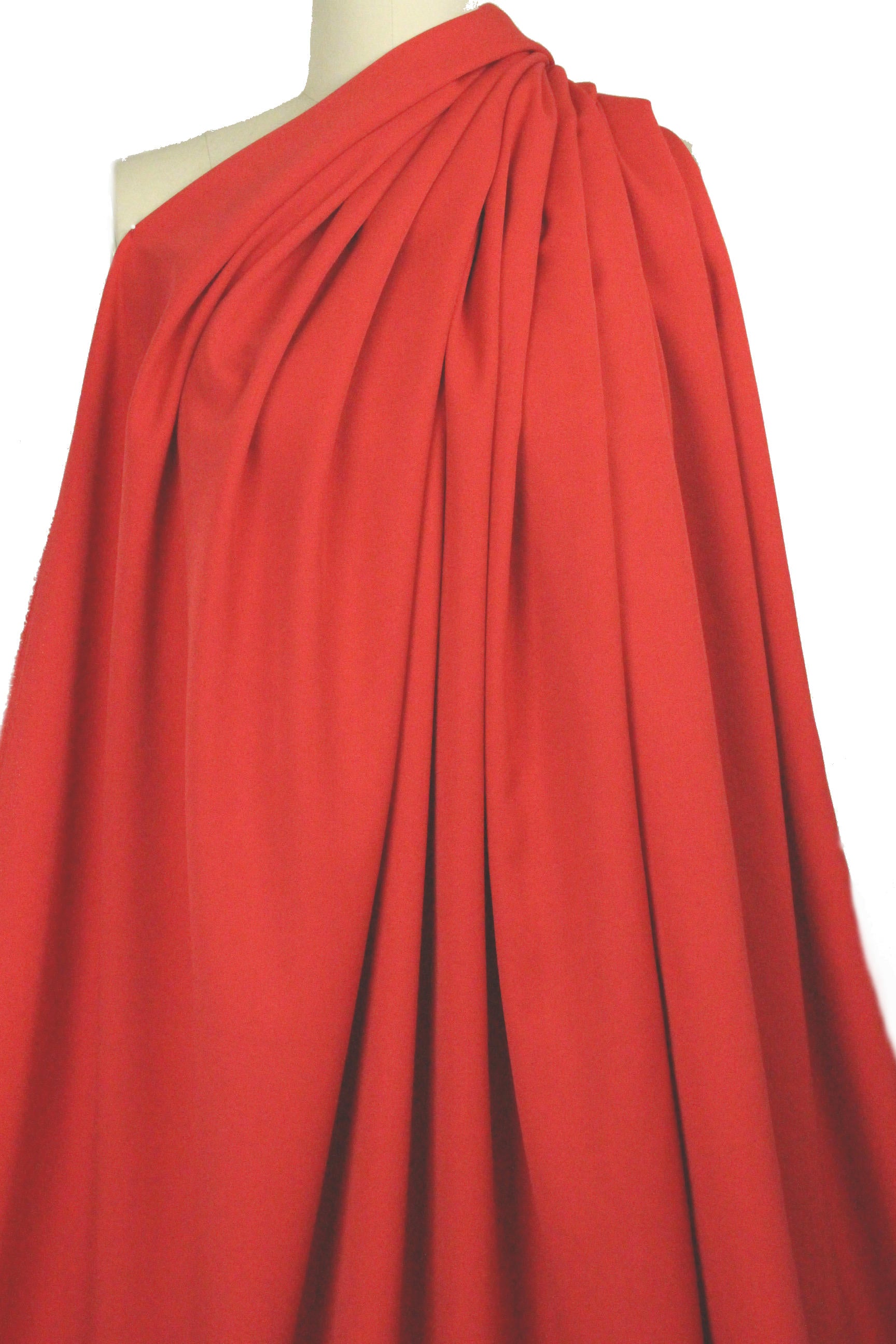 RPL bottomweight stretch gabardine - red 1.875 yd