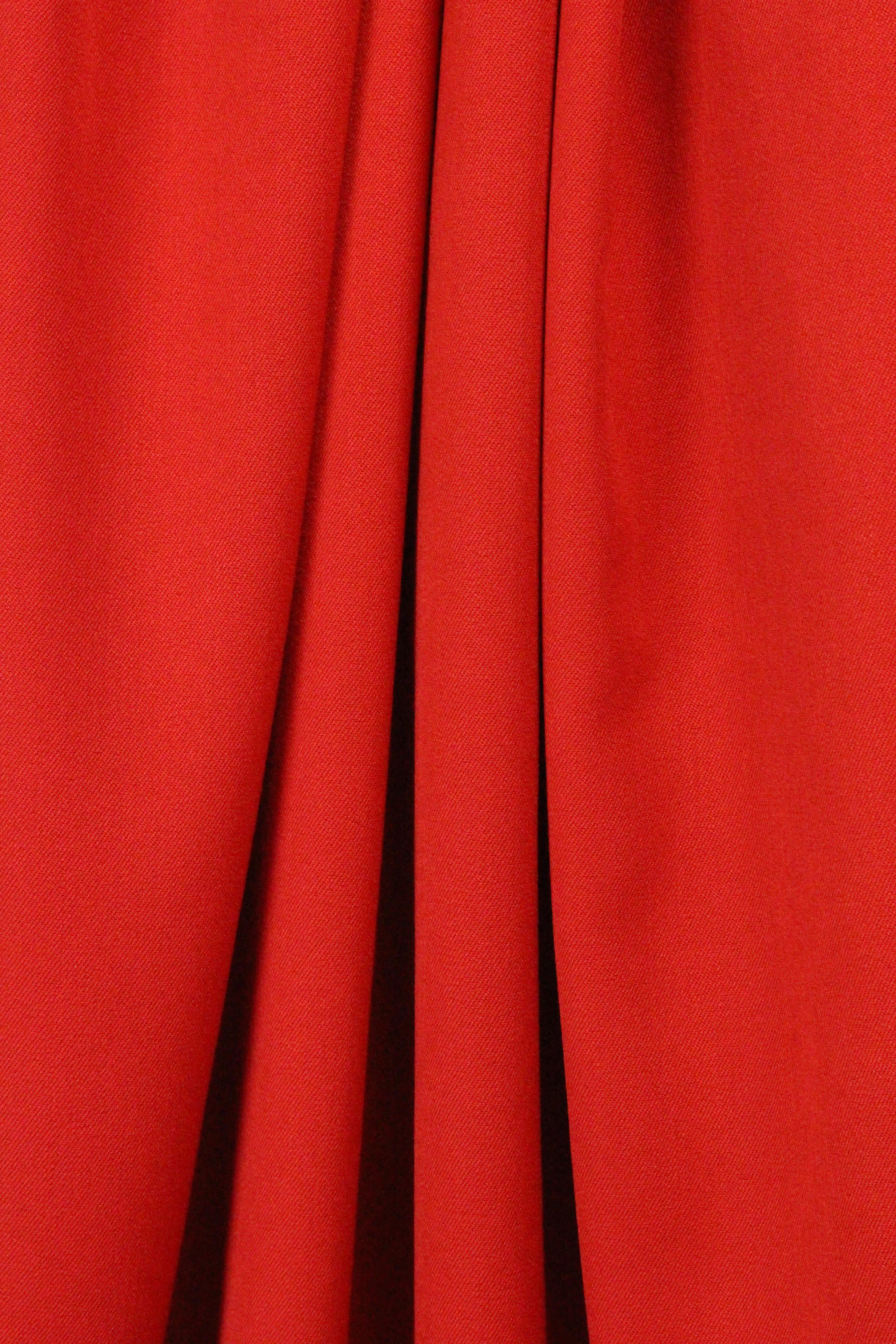 RPL bottomweight stretch gabardine - red 1 yard