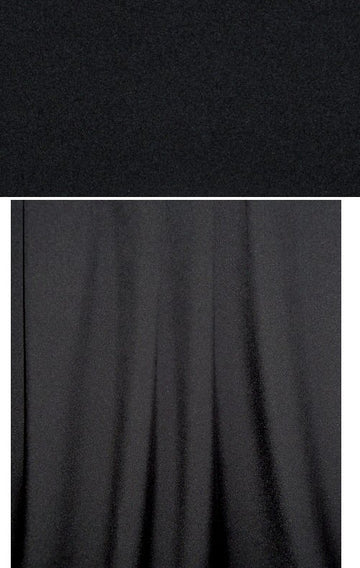 RPL bottomweight stretch woven - black .75 yds