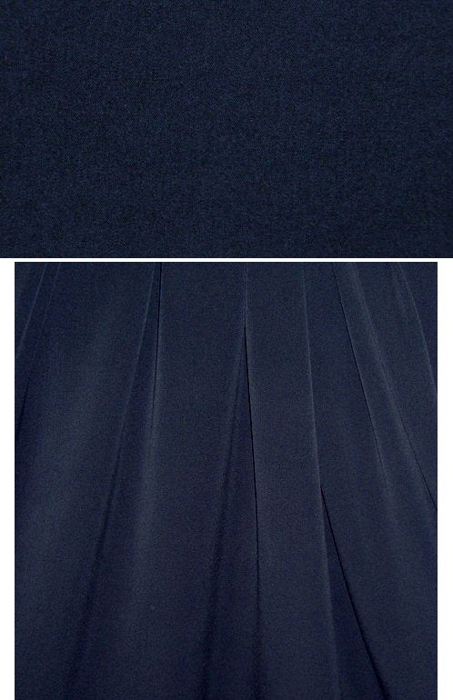 RPL bottomweight stretch gabardine - navy 1.375 yds