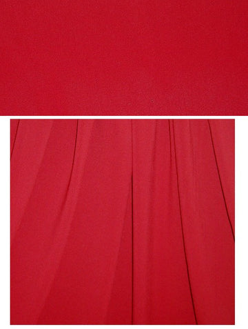 RPL bottomweight stretch gabardine - red 1.875 yds