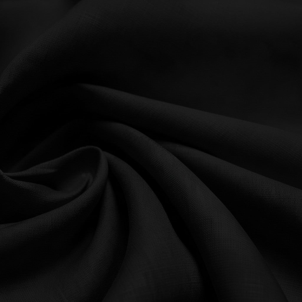 European all linen lightweight woven - black