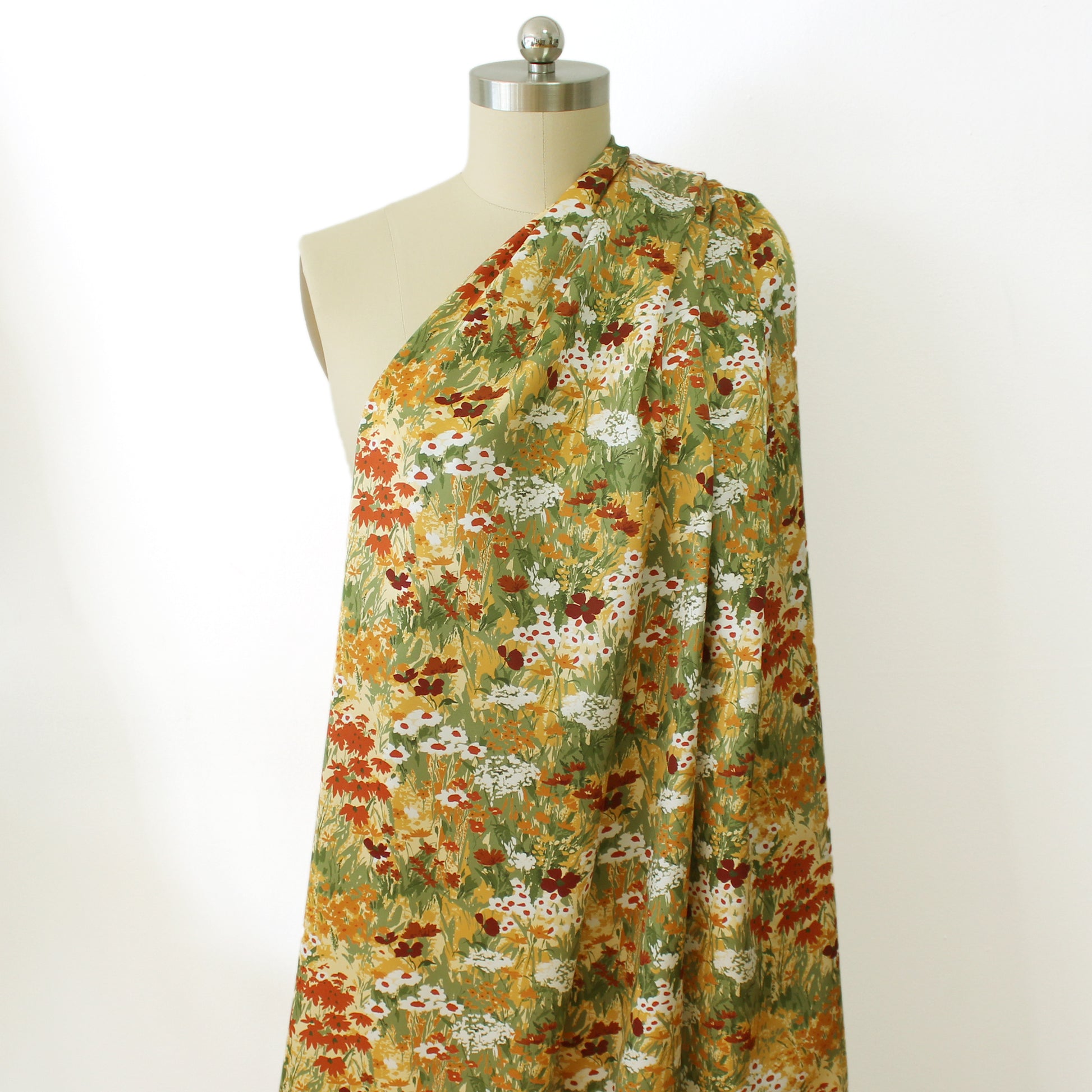 Ref0rmation 'poppies sojourn' silk charmeuse