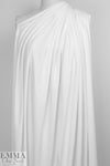 Dutch 240 gms cotton/lycra knit - white .875 yds
