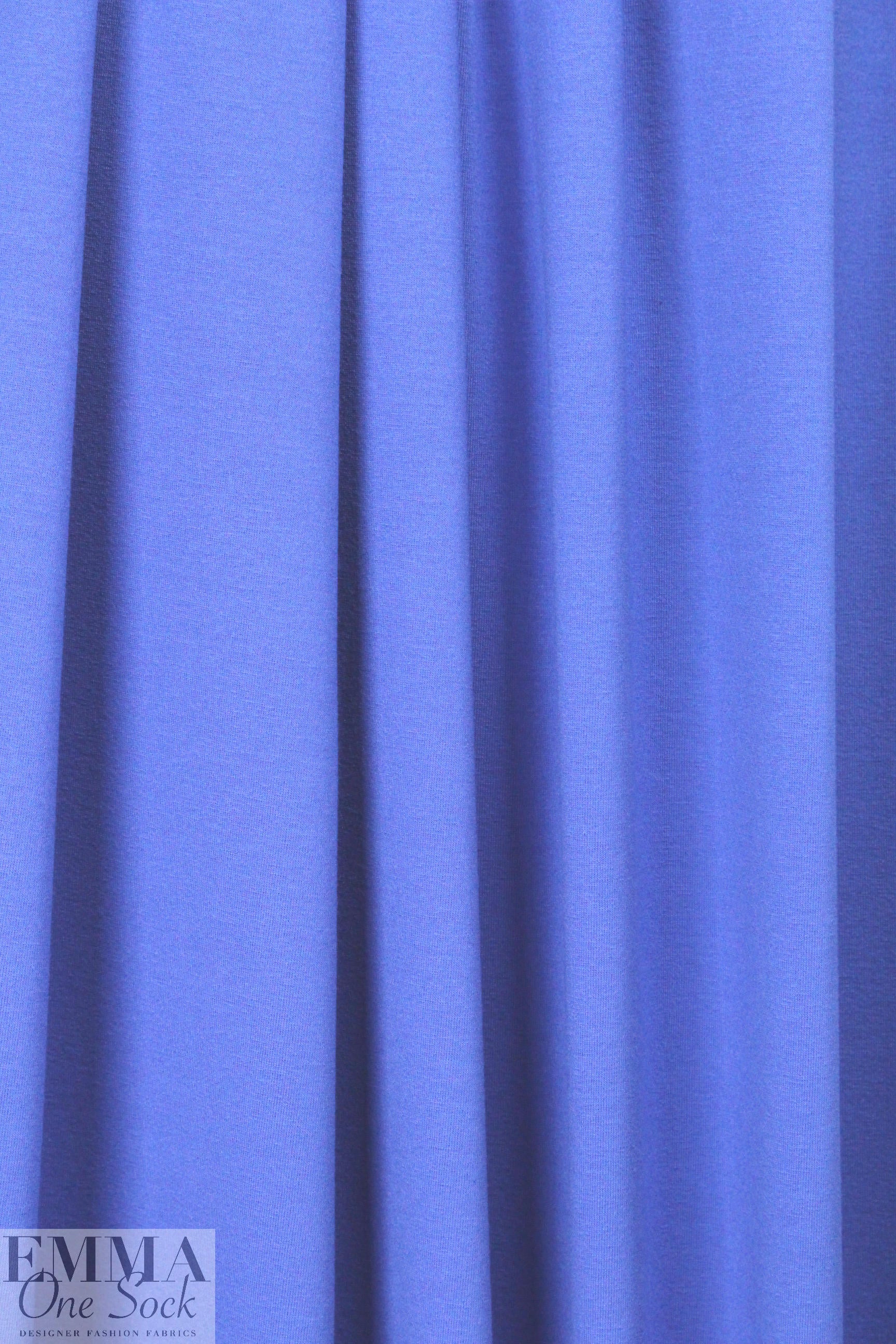 parisian blue lightweight rayon jersey 4-way 1.875 yds
