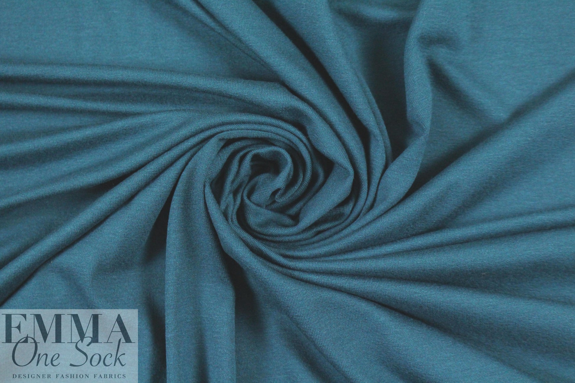 classic teal lightweight rayon jersey 4-way 1.5 yds