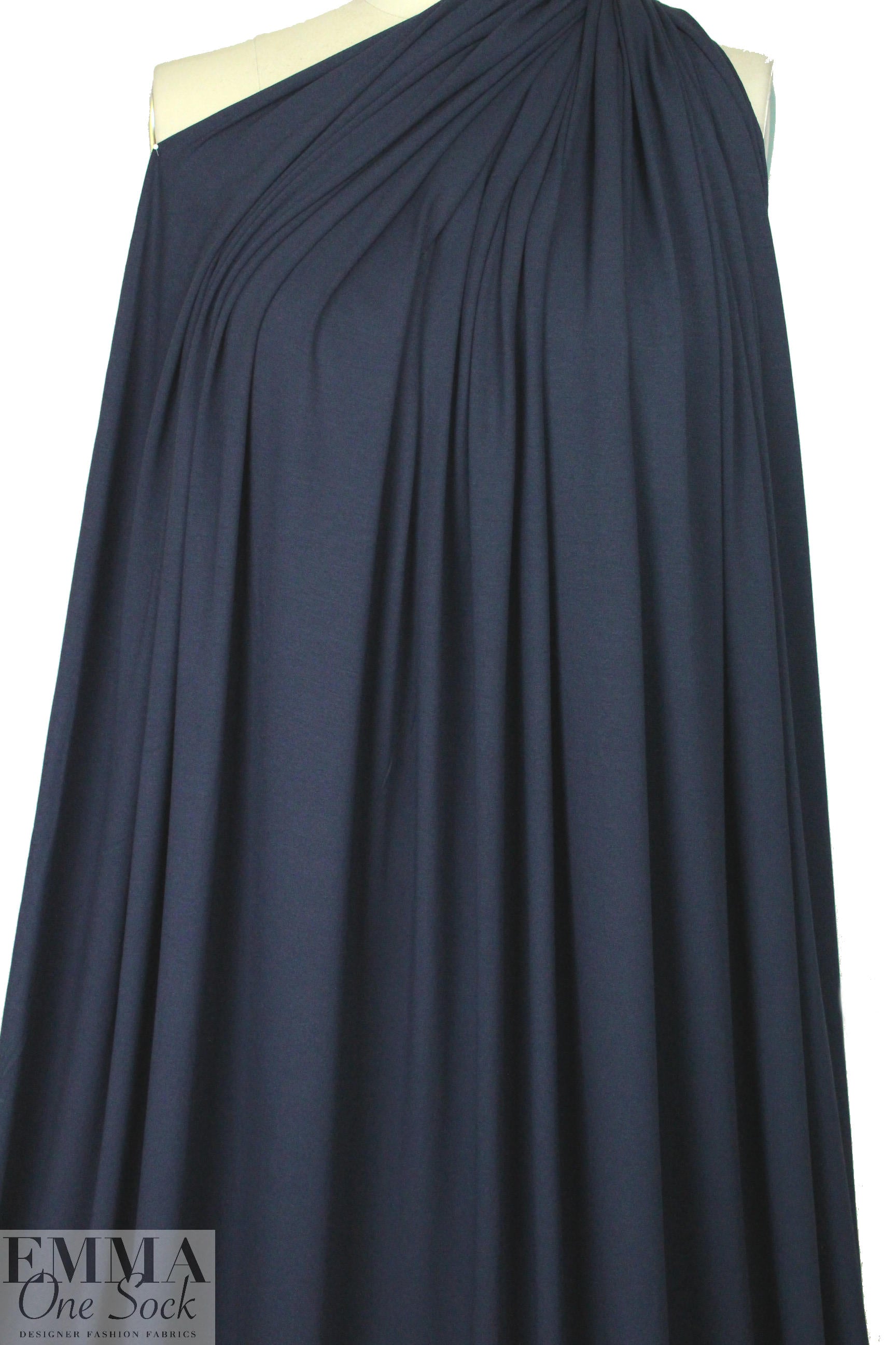 emerson blue lightweight rayon jersey 4-way 1.75 yds