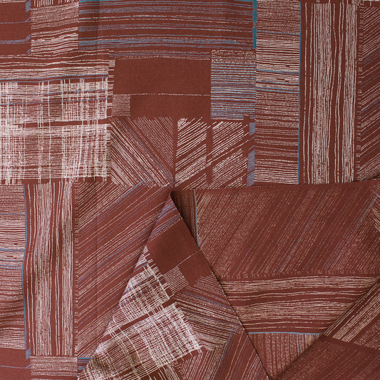 Italian 'mahogany sketch' virgin wool dressweight woven