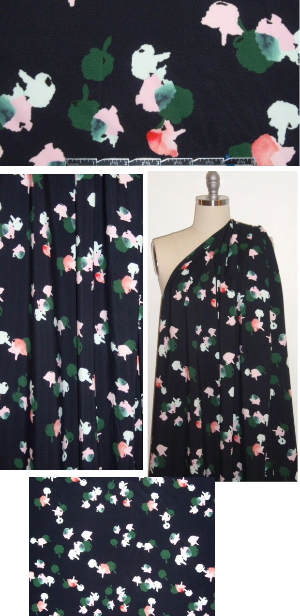 Tanya Tayl0r floral double-weave stretch viscose