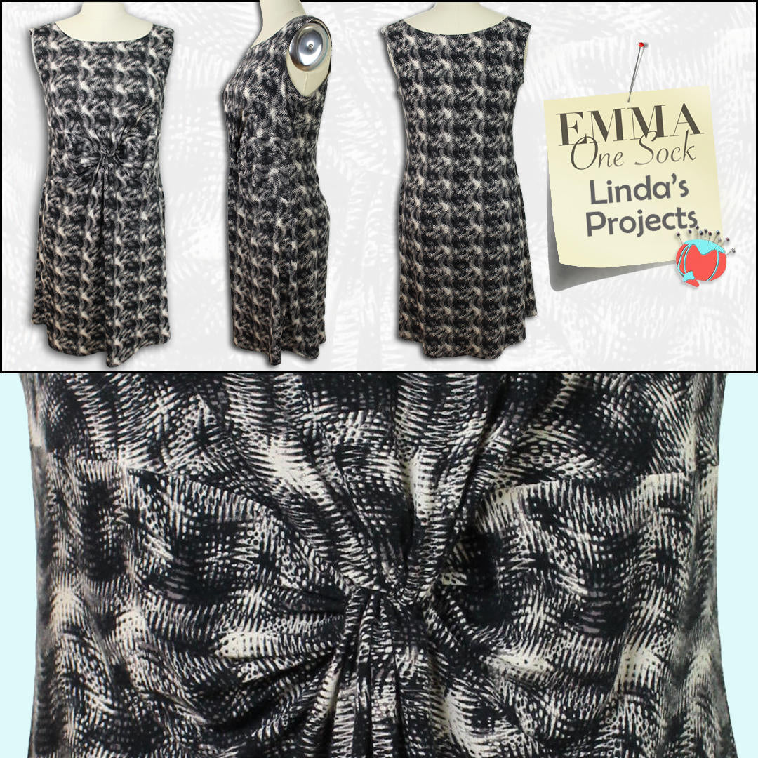 CA designer techno waves graphic 4-way stretch knit 1.875 yd