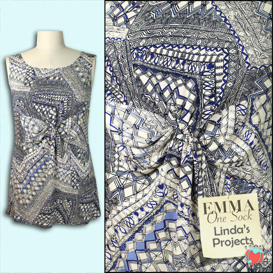 German mill digital viscose knit - intricate graphic