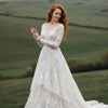 French 'Chantilly' exquisite cotton blend lace, Oeko-Tex cert.