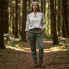 European 'sepia sketches' mid-weight linen woven