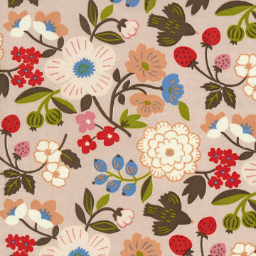 KOKKA 'Sopo' botanical cotton oxford - blush