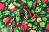 Abraham vintage couture silk jacquard - ruby/emerald 1.25 yd
