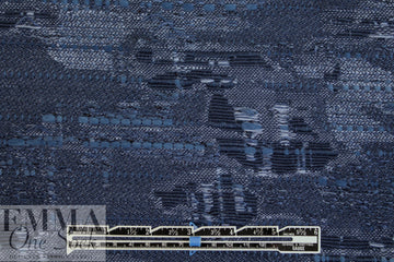 NY designer cotton blend yarn-dyed novelty weave