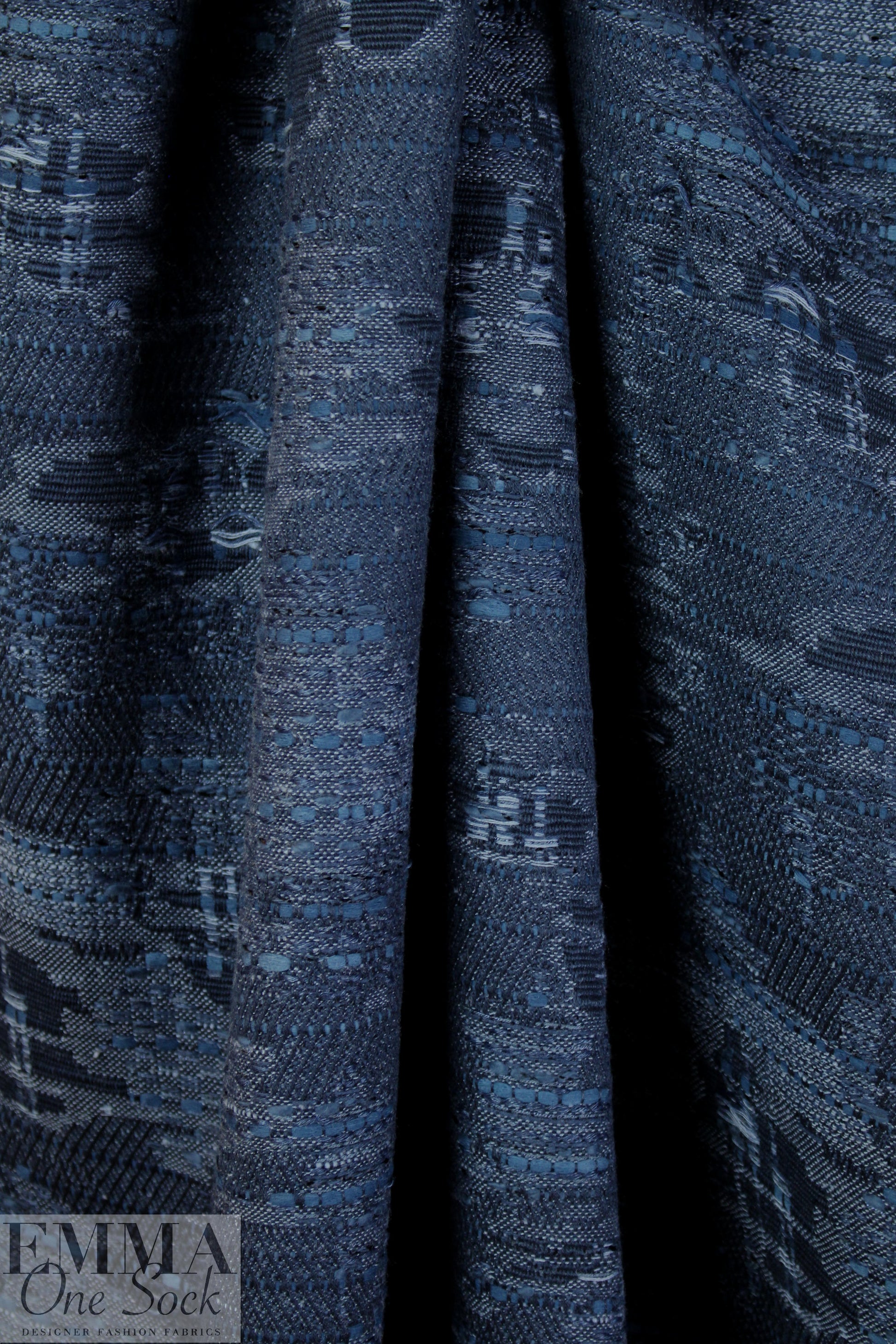 NY designer cotton blend yarn-dyed novelty weave