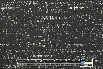 black/white specks yarn dyed doubleknit 1.66 yds
