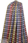 Italian virgin wool yarn dyed plaid, soft and drapey woven 1.25 yds
