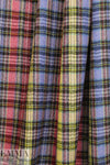 Italian virgin wool yarn dyed plaid, soft and drapey woven 1.25 yds