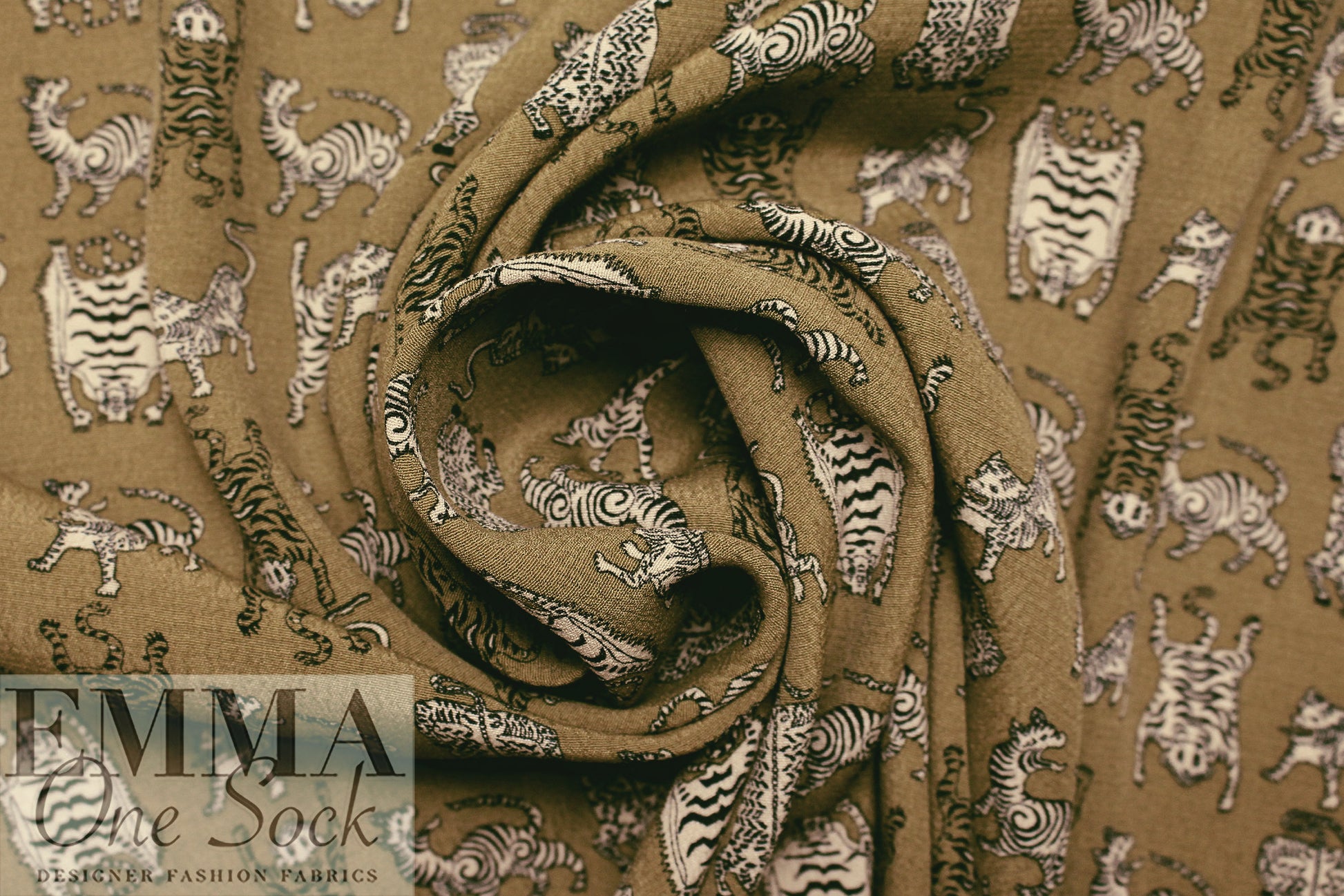 NY designer 'wild and quirky' drapey viscose crepe .75 yds