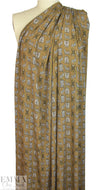 NY designer 'wild and quirky' drapey viscose crepe 1.875 yd