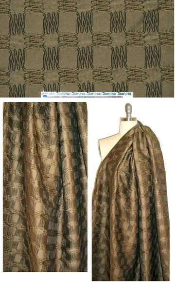 Armani bronze graphic jacquard brocade