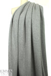 Italian backed sweater knit - light gray heather