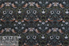 NY designer terracotta/slate viscose crepe backed woven