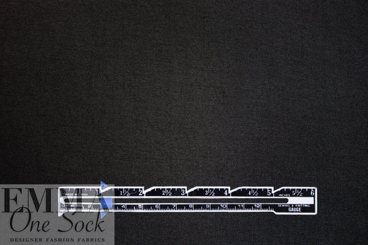 black Oeko-Tex bamboo/spandex 4-way jersey  3 yds