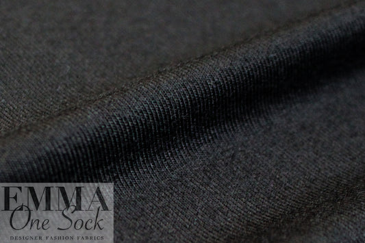 black Oeko-Tex bamboo/spandex 4-way jersey  2.5 yds