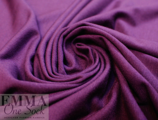 vivid plum Oeko-Tex bamboo/spandex 4-way jersey  1.5 yd