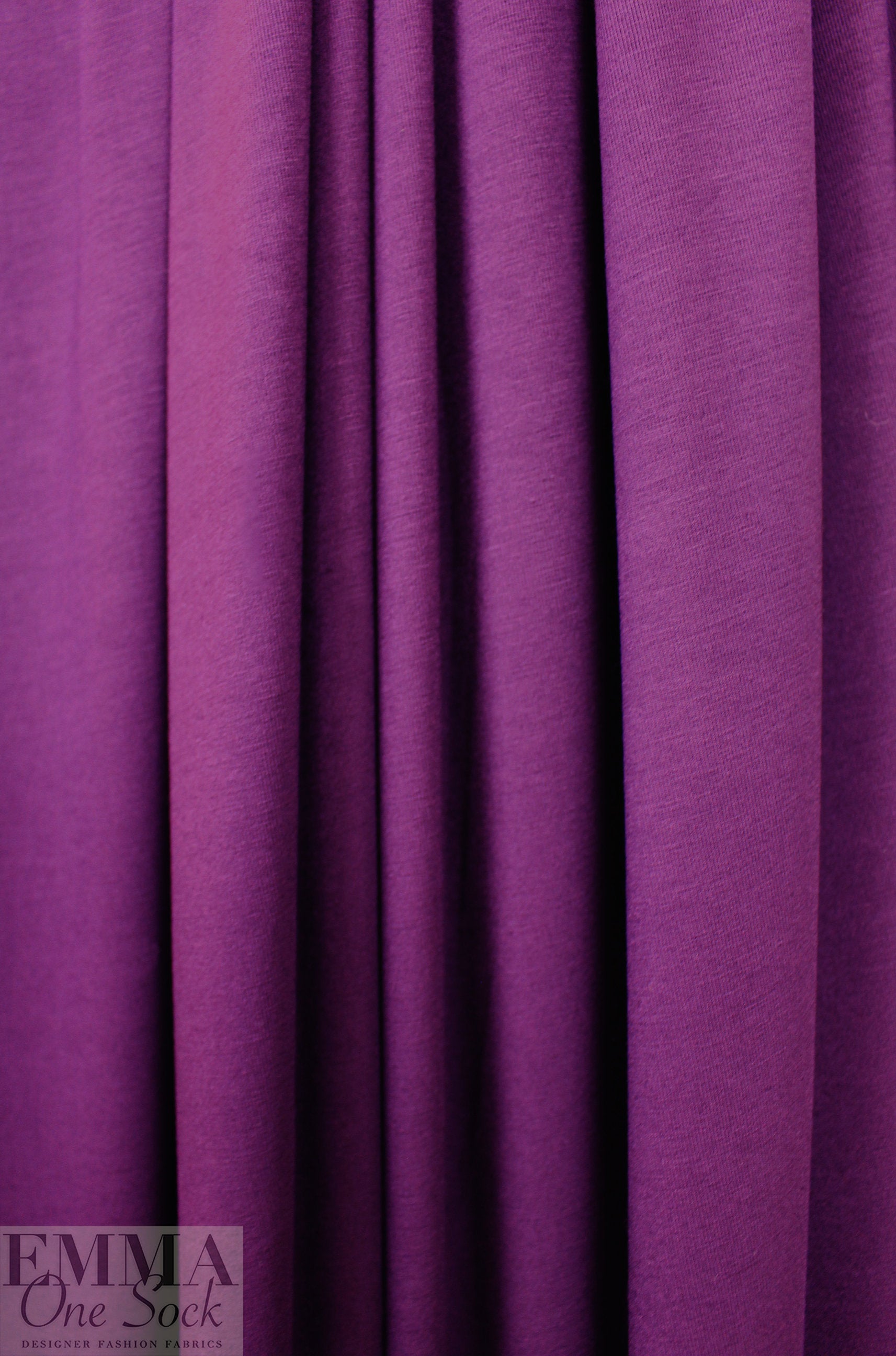 vivid plum Oeko-Tex bamboo/spandex 4-way jersey  2 yd