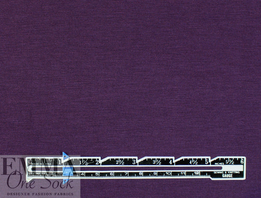 dark plum Oeko-Tex bamboo/spandex 4-way jersey  2 yds